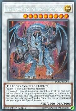 Azure-Eyes Silver Dragon LCKC-EN066 card from Legendary Collection Kaiba