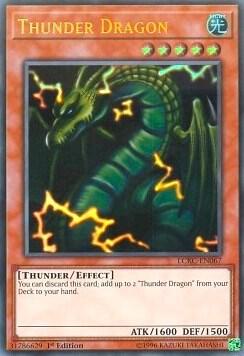 Thunder Dragon LCKC-EN067 card from Legendary Collection Kaiba