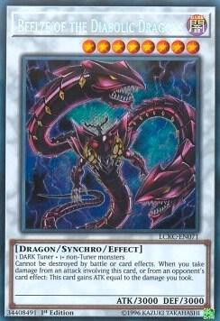 Beelze of the Diabolic Dragons LCKC-EN071 card from Legendary Collection Kaiba
