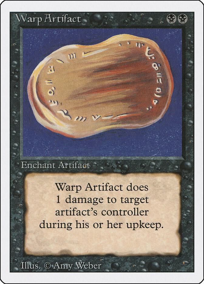 Warp Artifact card from Revised Edition