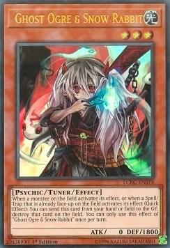 Ghost Ogre & Snow Rabbit LCKC-EN078 card from Legendary Collection Kaiba