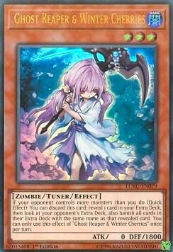 Ghost Reaper & Winter Cherries LCKC-EN079 card from Legendary Collection Kaiba