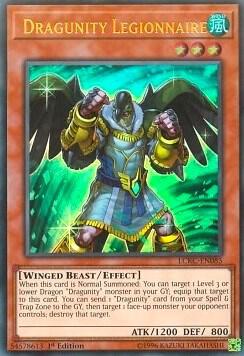 Dragunity Legionnaire LCKC-EN085 card from Legendary Collection Kaiba