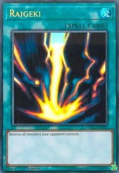 Raigeki LCKC-EN088 card from Legendary Collection Kaiba