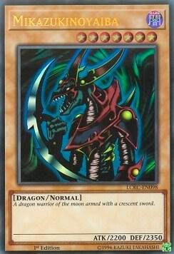 Mikazukinoyaiba LCKC-EN098 card from Legendary Collection Kaiba