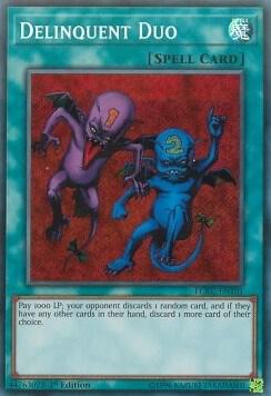 Delinquent Duo LCKC-EN101 card from Legendary Collection Kaiba