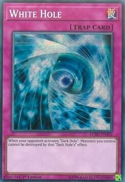 White Hole LCKC-EN102 card from Legendary Collection Kaiba