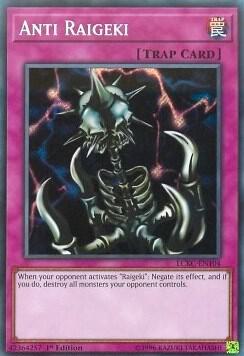 Anti Raigeki LCKC-EN104 card from Legendary Collection Kaiba