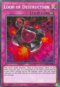 Loop of Destruction (Secret Rare) LCKC-EN110 card from Legendary Collection Kaiba
