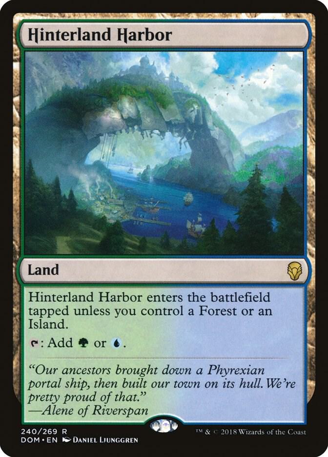 Hinterland Harbor 240 card from Dominaria