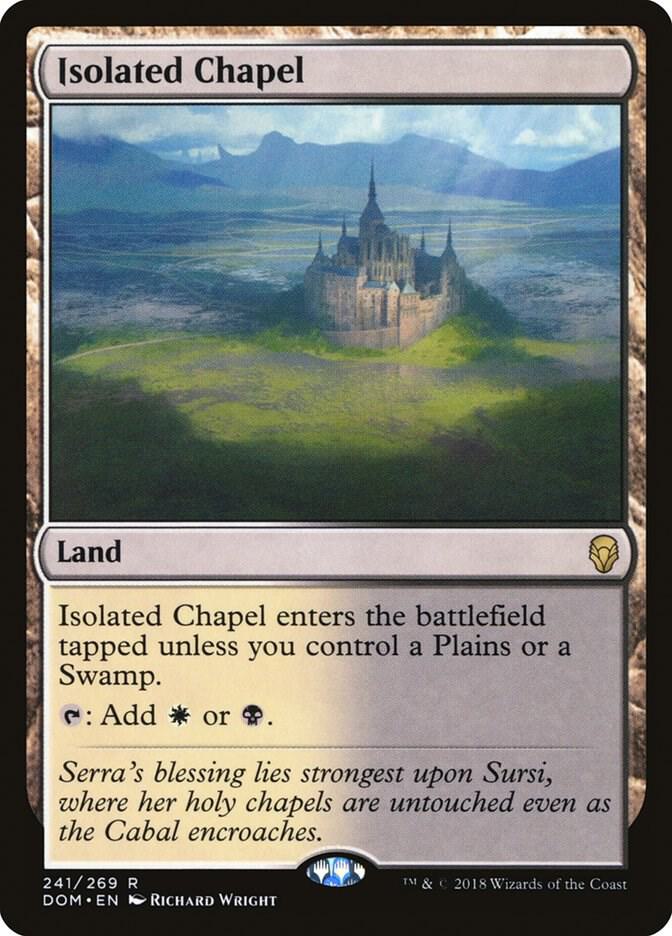 Isolated Chapel 241 card from Dominaria