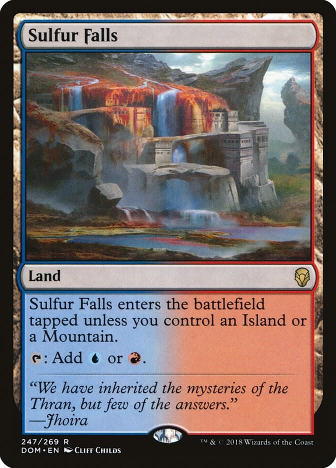 Sulfur Falls 247 card from Dominaria