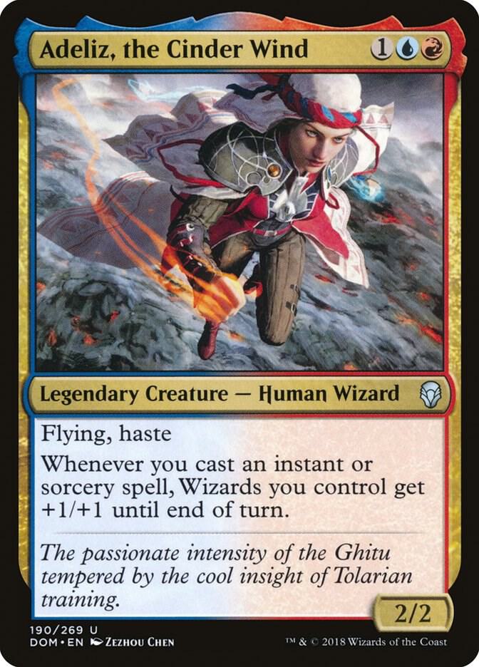 Adeliz, the Cinder Wind 190 card from Dominaria