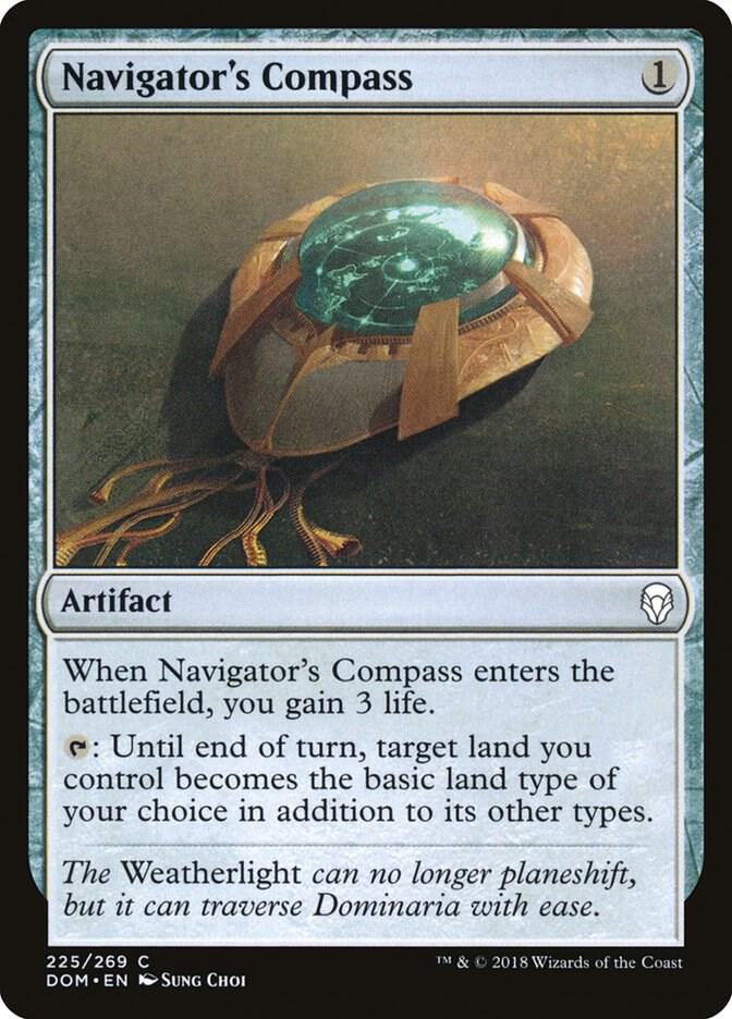 Navigator's Compass 225 card from Dominaria