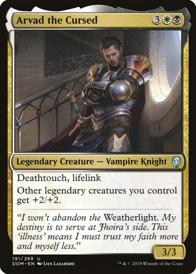 Arvad the Cursed 191 card from Dominaria