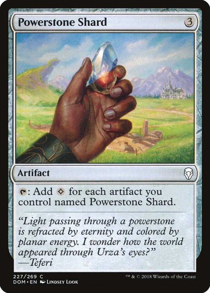Powerstone Shard 227 card from Dominaria