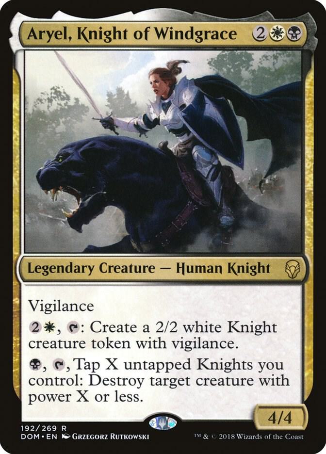 Aryel, Knight of Windgrace 192 card from Dominaria