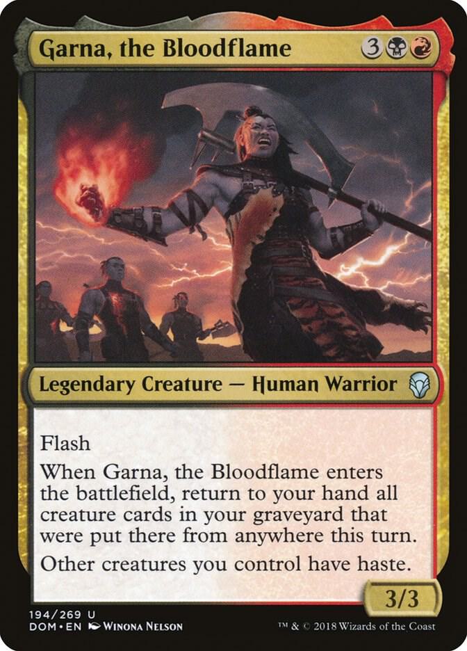 Garna, the Bloodflame 194 card from Dominaria