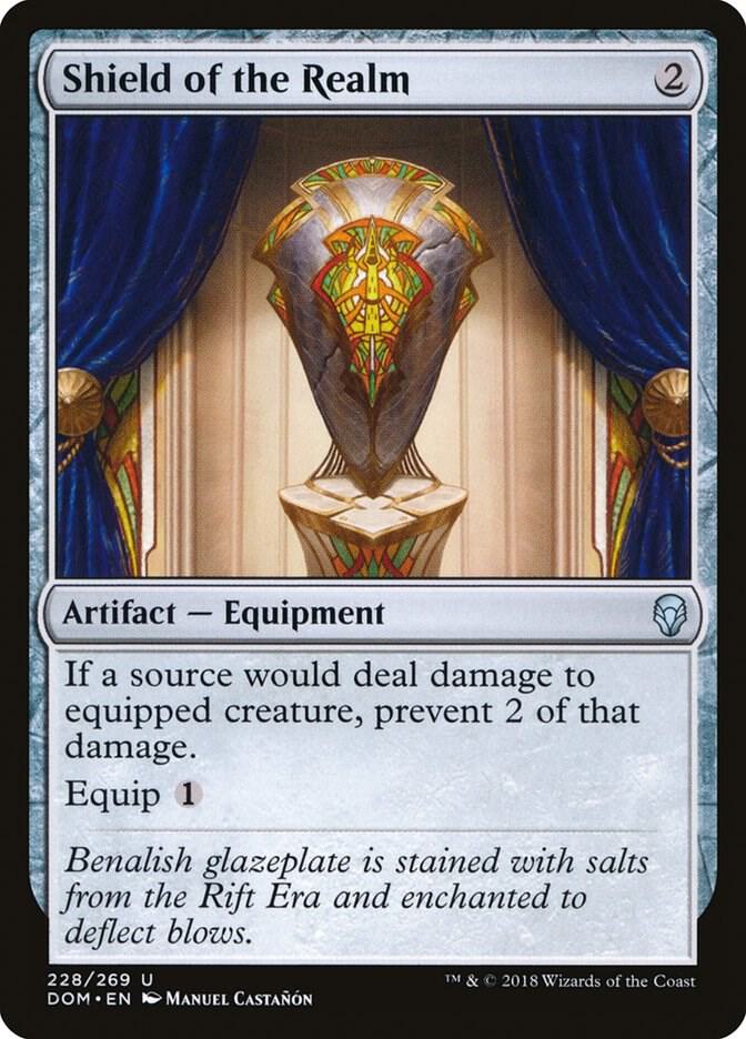 Shield of the Realm 228 card from Dominaria