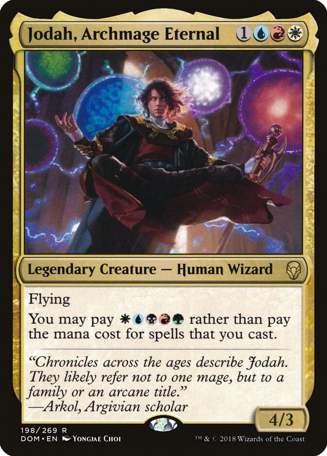 Jodah, Archmage Eternal 198 card from Dominaria