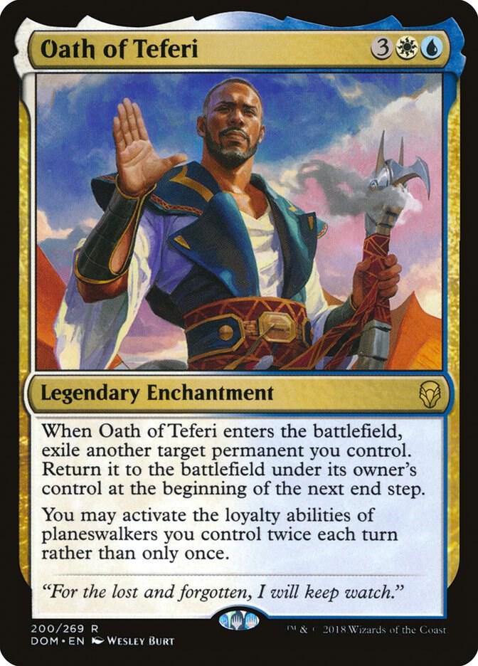 Oath of Teferi 200 card from Dominaria