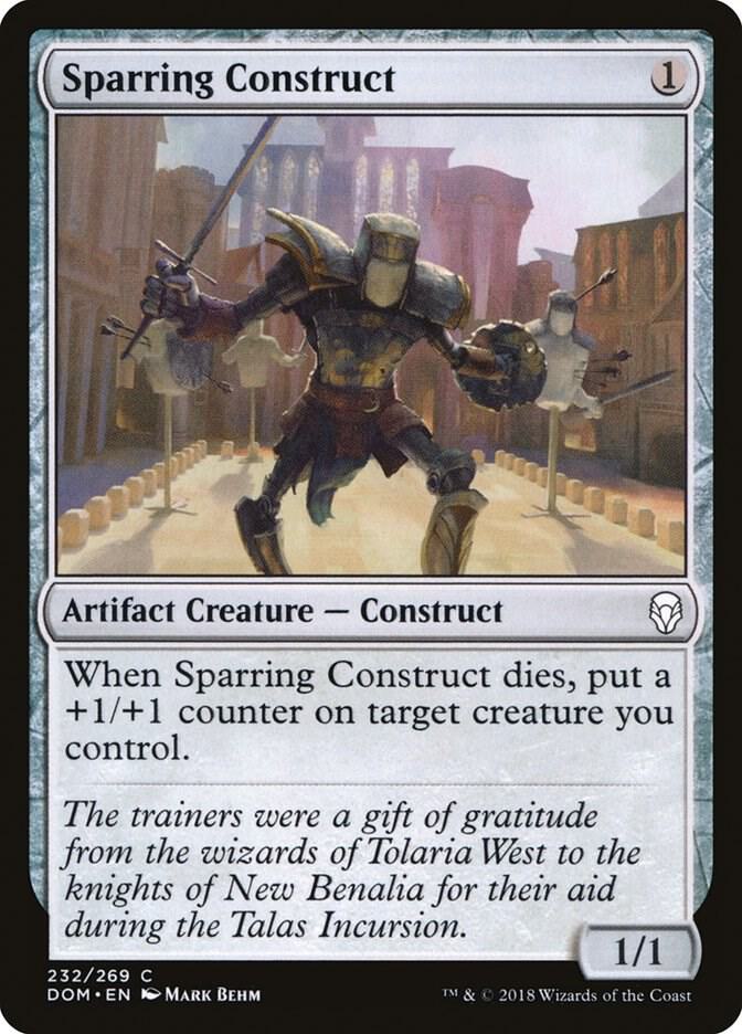 Sparring Construct 232 card from Dominaria