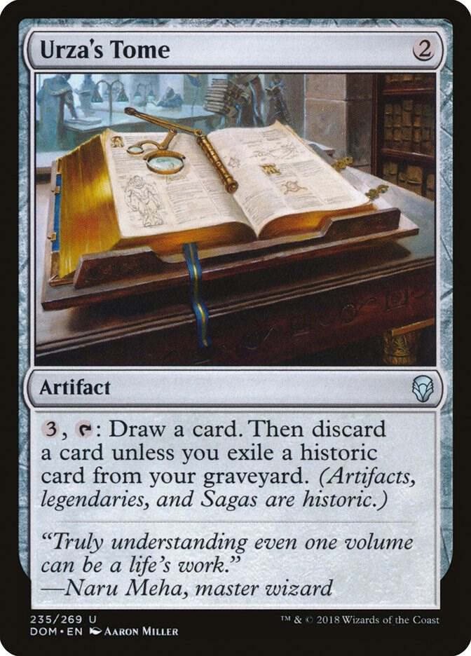 Urza's Tome 235 card from Dominaria