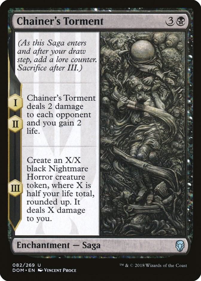 Chainer's Torment 82 card from Dominaria