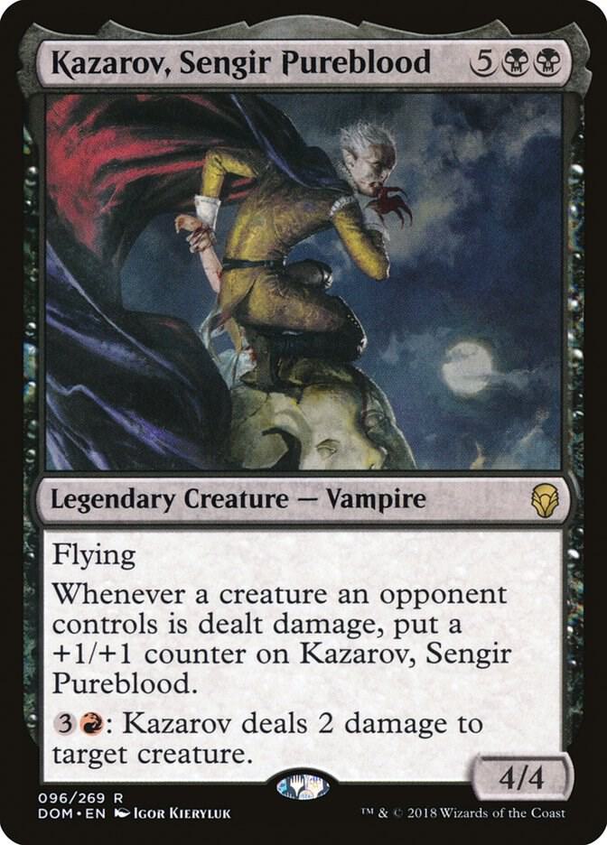 Kazarov, Sengir Pureblood 96 card from Dominaria
