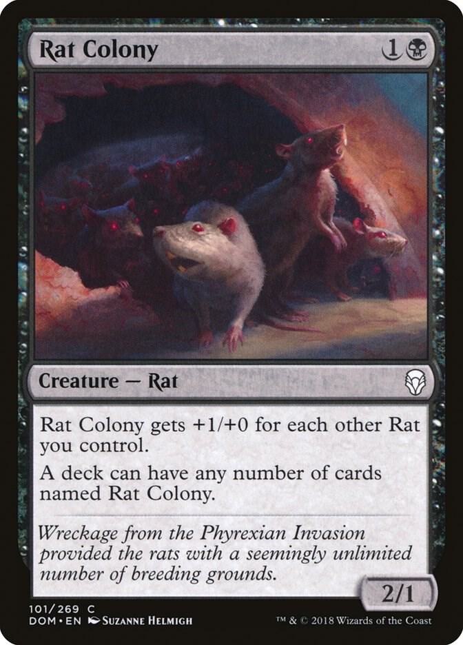 Rat Colony 101 card from Dominaria