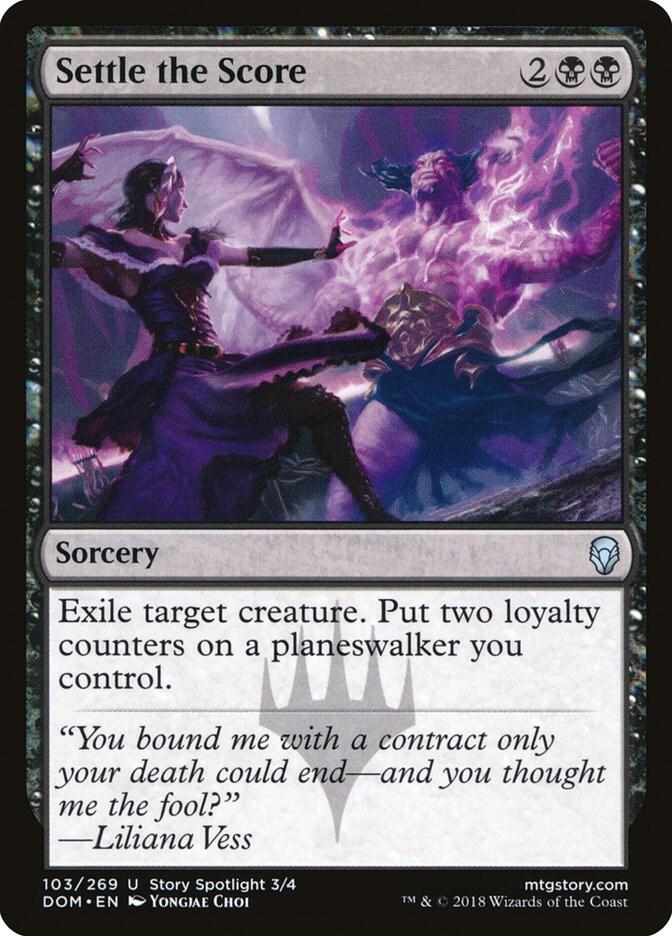 Settle the Score 103 card from Dominaria