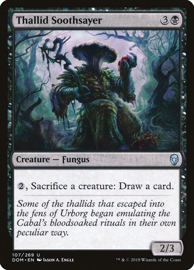 Thallid Soothsayer 107 card from Dominaria