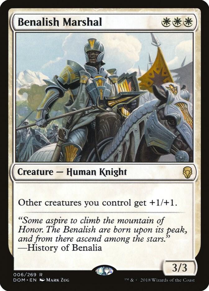 Benalish Marshal 6 card from Dominaria