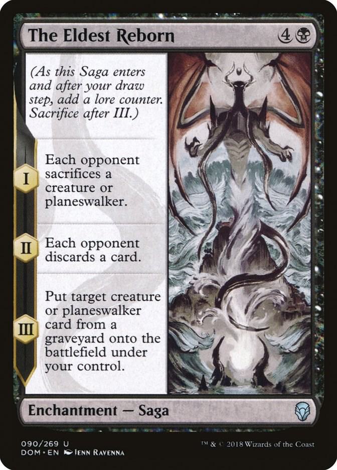 The Eldest Reborn 90 card from Dominaria