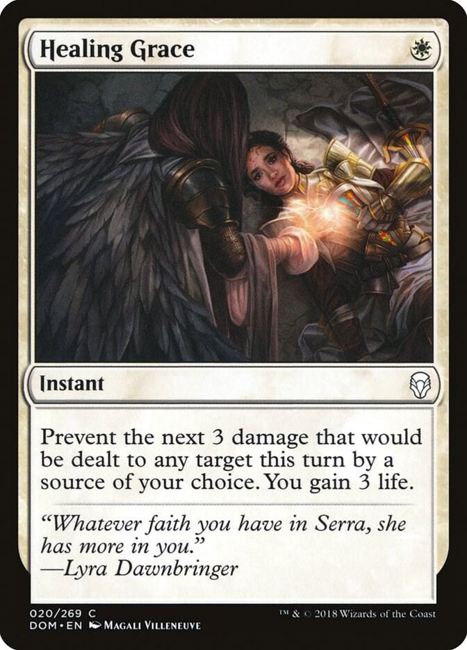Healing Grace 20 card from Dominaria
