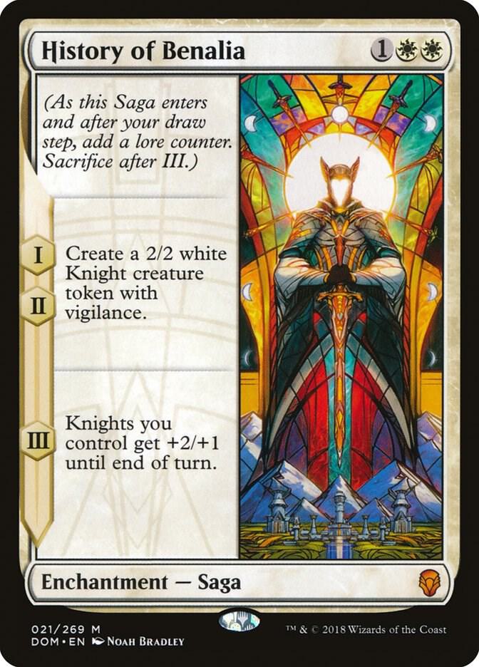 History of Benalia 21 card from Dominaria
