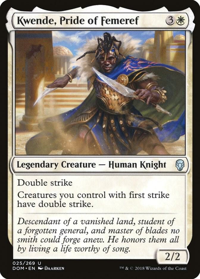 Kwende, Pride of Femeref 25 card from Dominaria