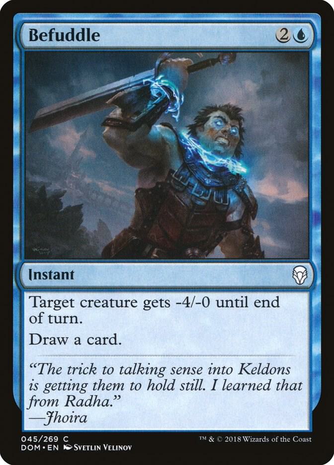 Befuddle 45 card from Dominaria