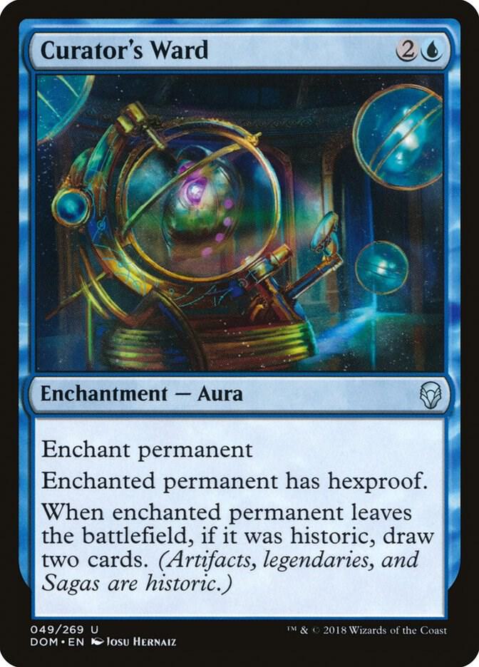 Curator's Ward 49 card from Dominaria