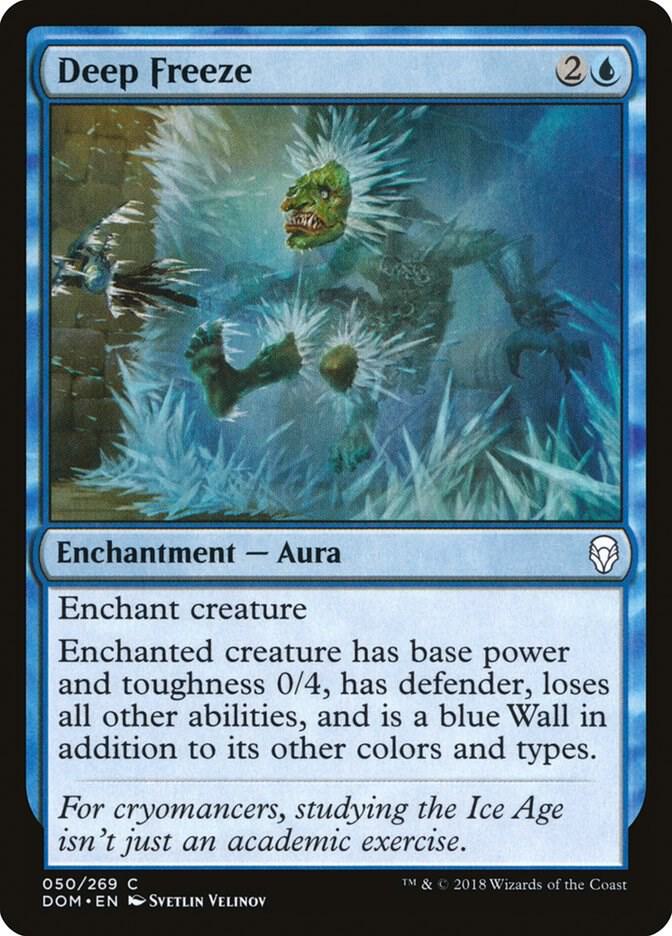 Deep Freeze 50 card from Dominaria