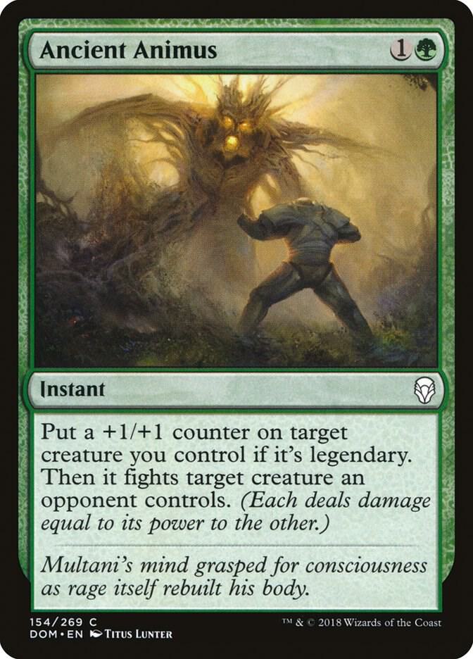 Ancient Animus 154 card from Dominaria