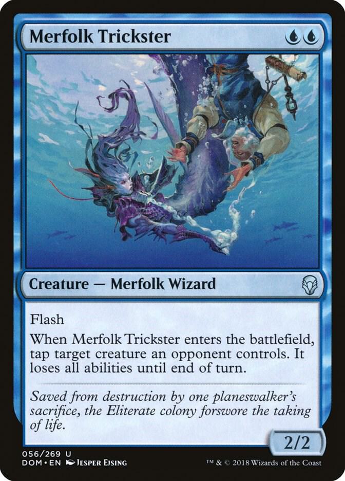 Merfolk Trickster 56 card from Dominaria
