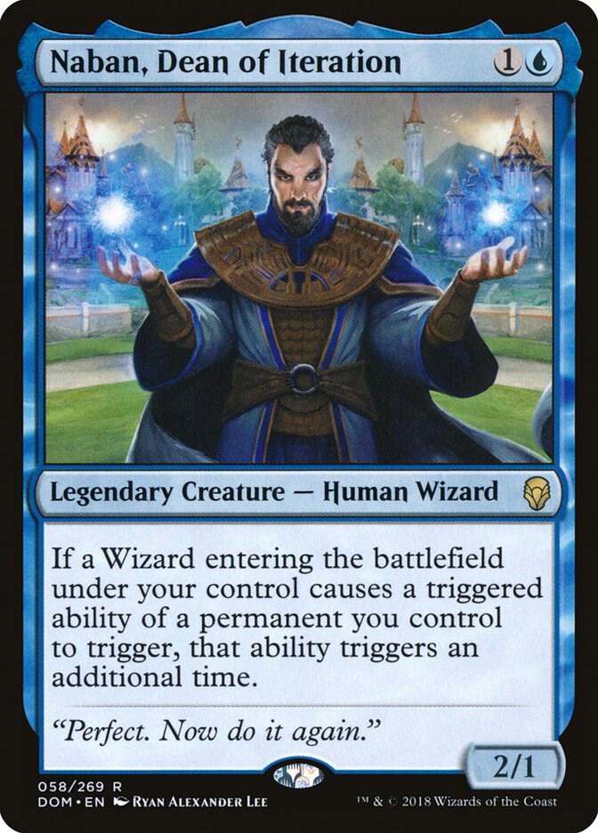 Naban, Dean of Iteration 58 card from Dominaria