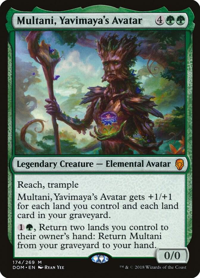 Multani, Yavimaya's Avatar 174 card from Dominaria