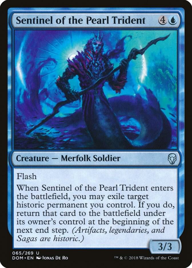 Sentinel of the Pearl Trident 65 card from Dominaria