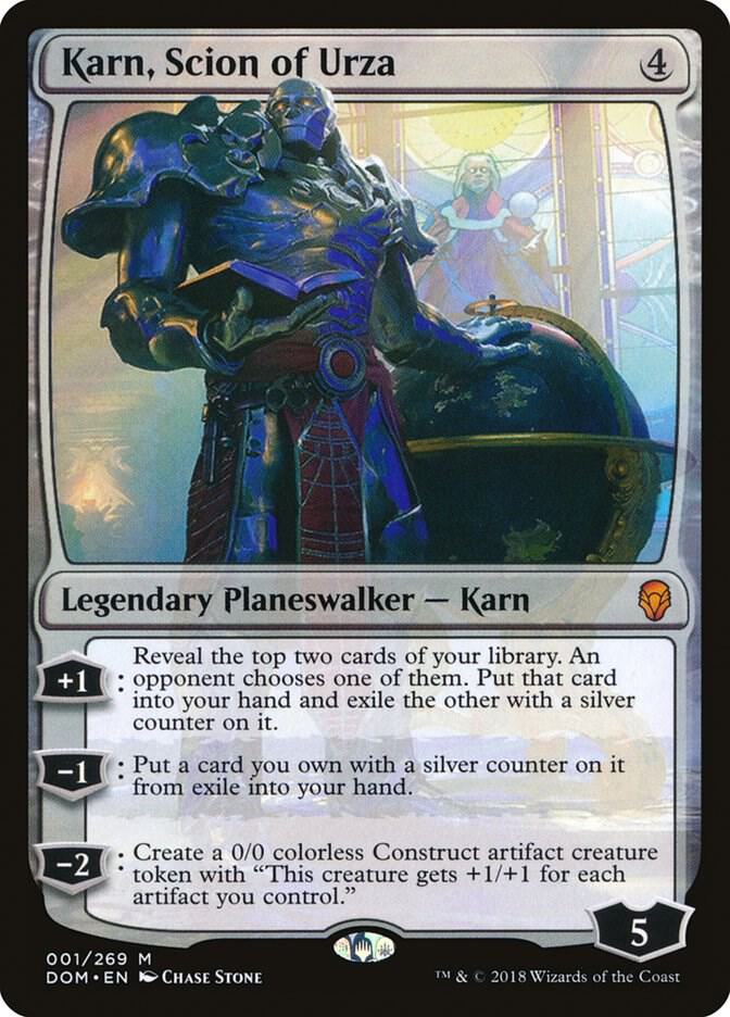 Karn, Scion of Urza 1 card from Dominaria