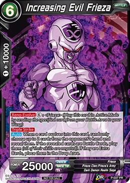 Increasing Evil Frieza P-037 card from Promotion Cards