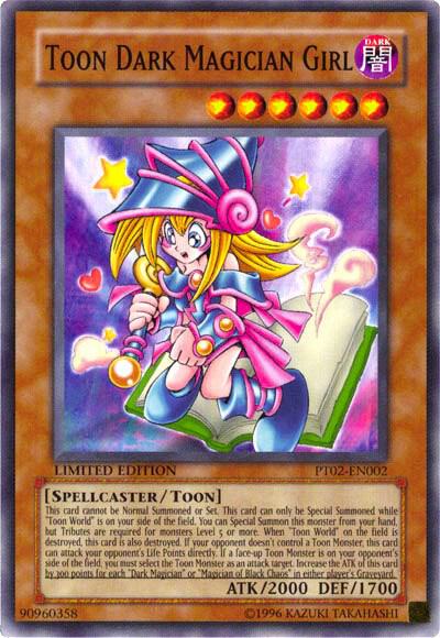 Toon Dark Magician Girl PT02-EN002 card from Pharaoh Tour Promos