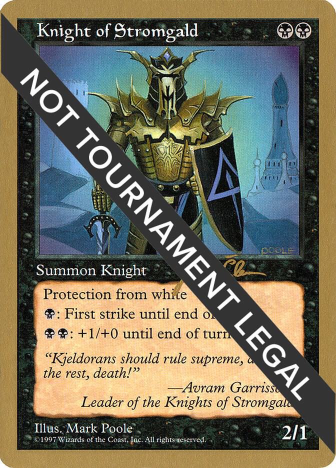 Knight of Stromgald - 1997 Jakub Slemr (5ED) card from World Championship Decks
