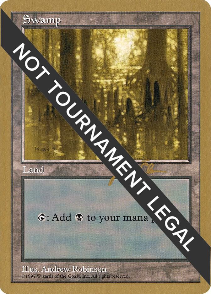 Swamp (442) - 1997 Jakub Slemr (5ED) card from World Championship Decks